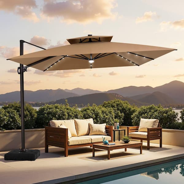 best top rated umbrella patio 11 PURPLE LEAF 10ft Durable Outdoor Umbrella, UV Umbrella, Grey, Garden Sun Its understandable how an ideal outdoor living area is crucial for family bonding and making memories ACEGOSES 11-ft Aluminum Red No-tilt