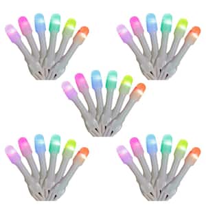 Twinkly App Controlled Icicle 50 RGB LED Lights, Multi Color (5 Pack)