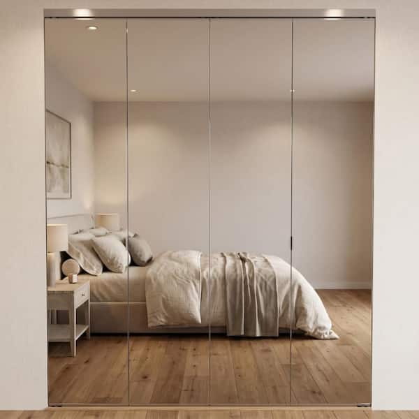 Impact Plus 54 in. x 96 in. Polished Edge Mirror Solid Core MDF