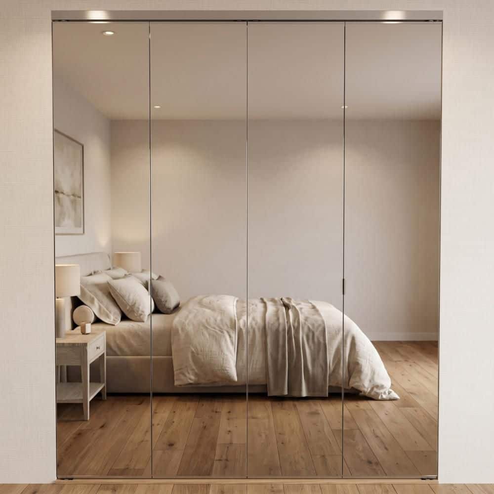 Impact Plus 60 in. x 80 in. Polished Edge Mirror Solid Core MDF