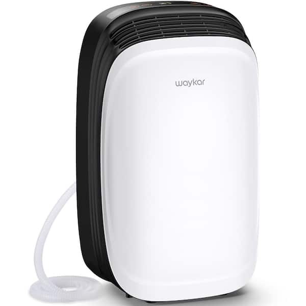 waykar 30-Pint Dehumidifier with Smart Dry for Bedrooms Basements or Damp Rooms up to 2000 sq. ft. White