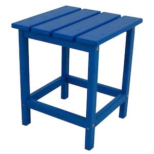 Long Island 18 in. Pacific Blue Patio Side Table
