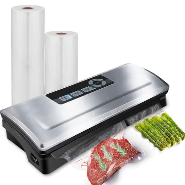 Angel Sar 8-in-1 Easy Presets Precision Vacuum Sealer Machine, Powerful Pro Vacuum Food Sealer with Starter Kit, Compact Design