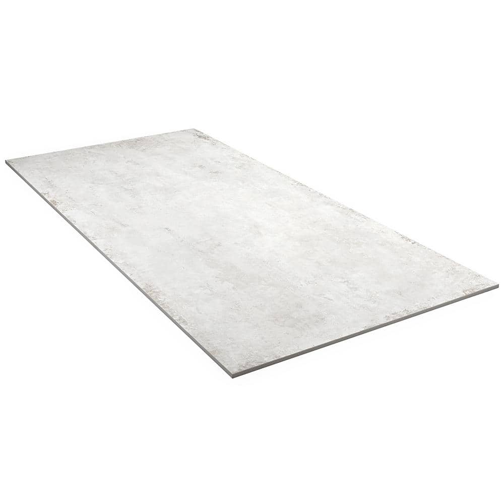 Large Format Beige Matte Porcelain Stone Look Floor and Wall Tile