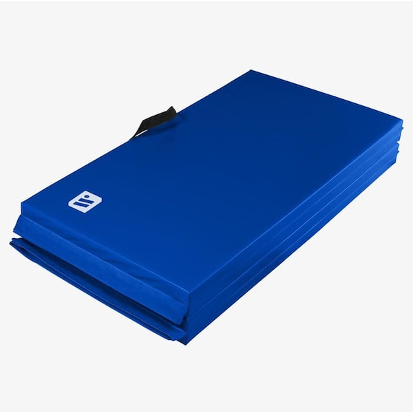 We Sell Mats Blue 48 in. W x 96 in. L x 2 in T Vinyl Personal