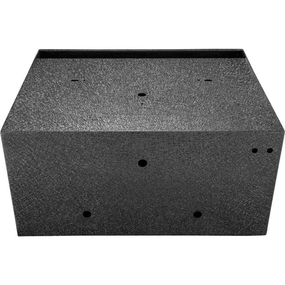 Compact Black Steel Biometric Keypad Safe with Digital Lock