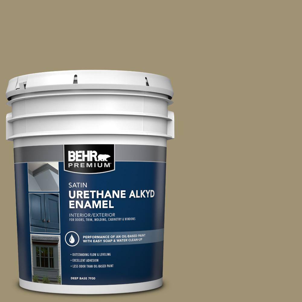 5 gal. #380F-6 River Bank Urethane Alkyd Satin Enamel Interior/Exterior Paint price history on PriceWatchPro