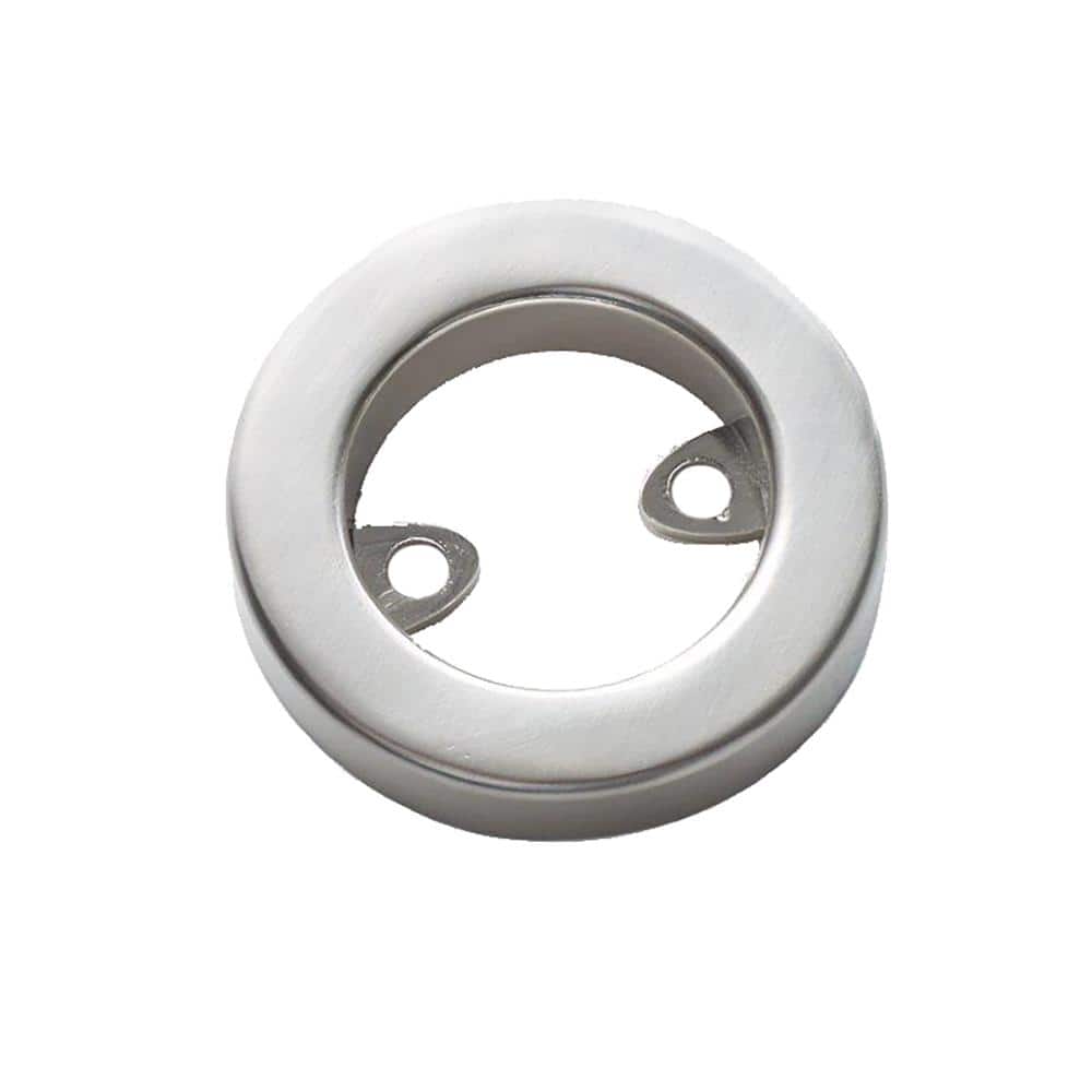 2 in. x 2 in. Brushed Nickel Steel Disk Pull Hardware Kit