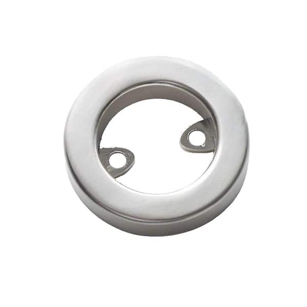 Colonial Elegance 2 in. x 2 in. Brushed Nickel Steel Disk Pull Hardware Kit