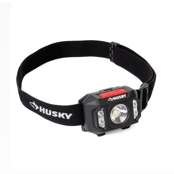 Husky 550 LUMEN Multi-Setting Dimmable Headlamp 91398 - The Home Depot