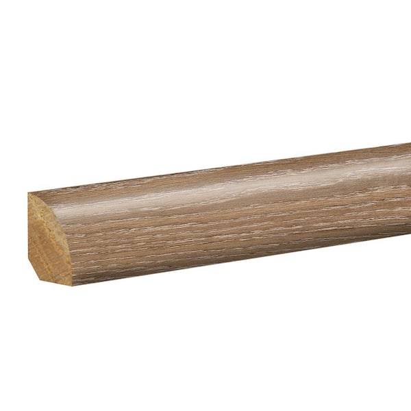 Eastmoor 0.62 in. T x 0.75 in. W x 94.5 in. L Textured Wood Look Laminate Moulding/Trim Quarter Round Molding