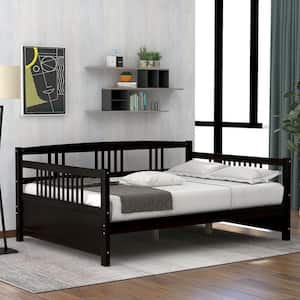Espresso Full Solid Wood Daybed, Multifunctional