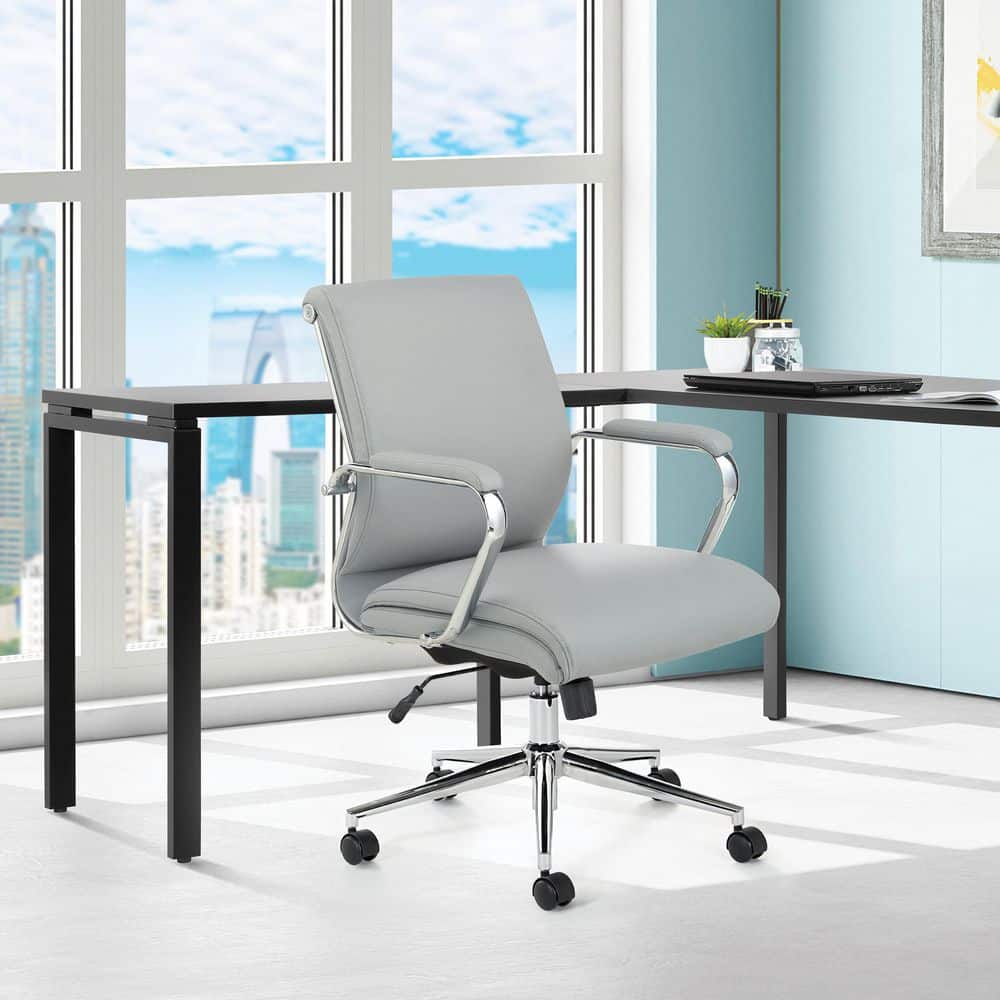 Dillon High Back Executive Swivel Chair in Black Fabric and Metal