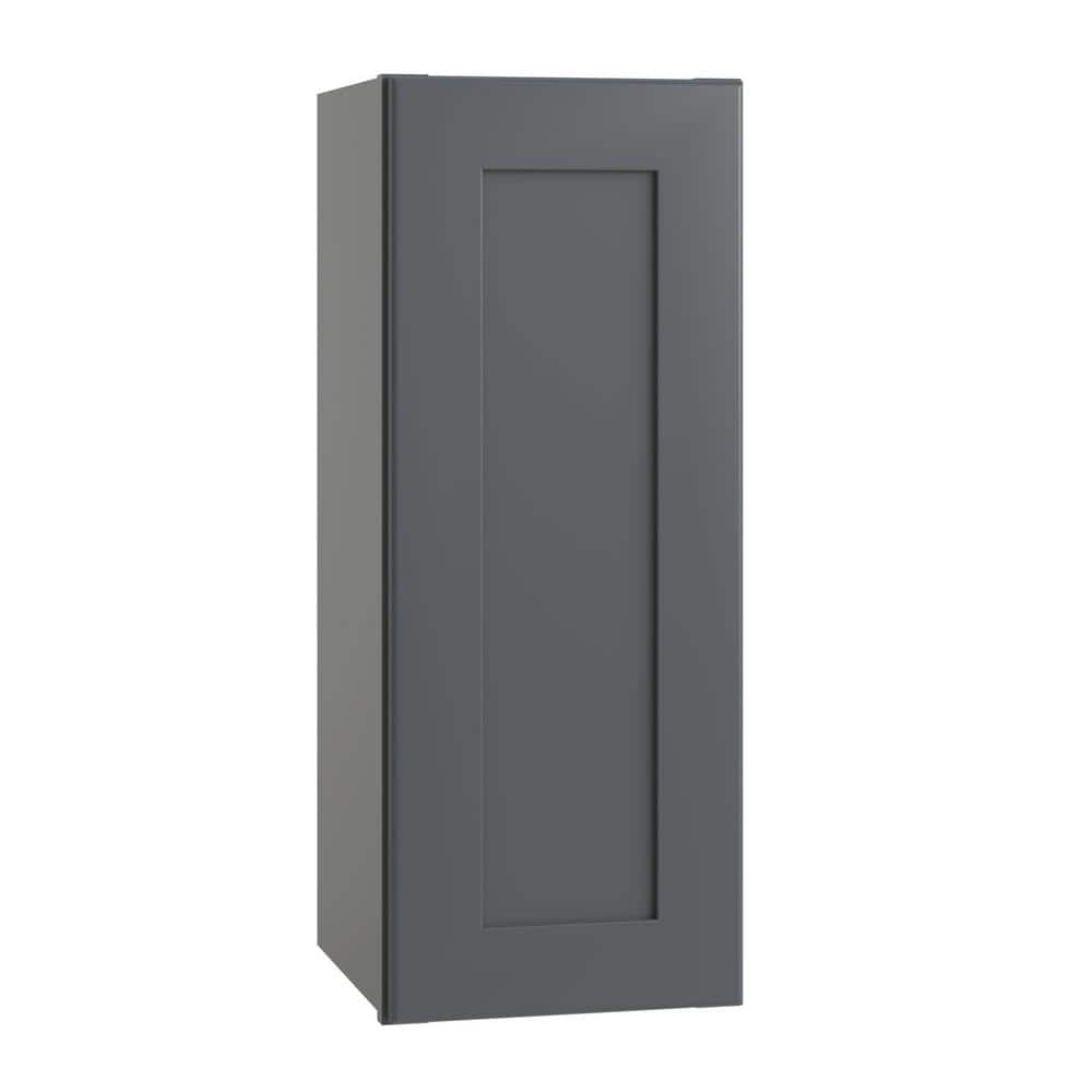 Newport 9 in. W x 12 in. D x 30 in. H Assembled Plywood Wall Kitchen Cabinet in Deep Onyx with Soft Close price history on PriceWatchPro