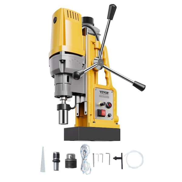 Magnetic Drill, 7.5 in., 10 Speeds, Drill Press, with 2 in., 0-7 50 RPM, 1400W, 2922 lbf Motor, Portable, Electric