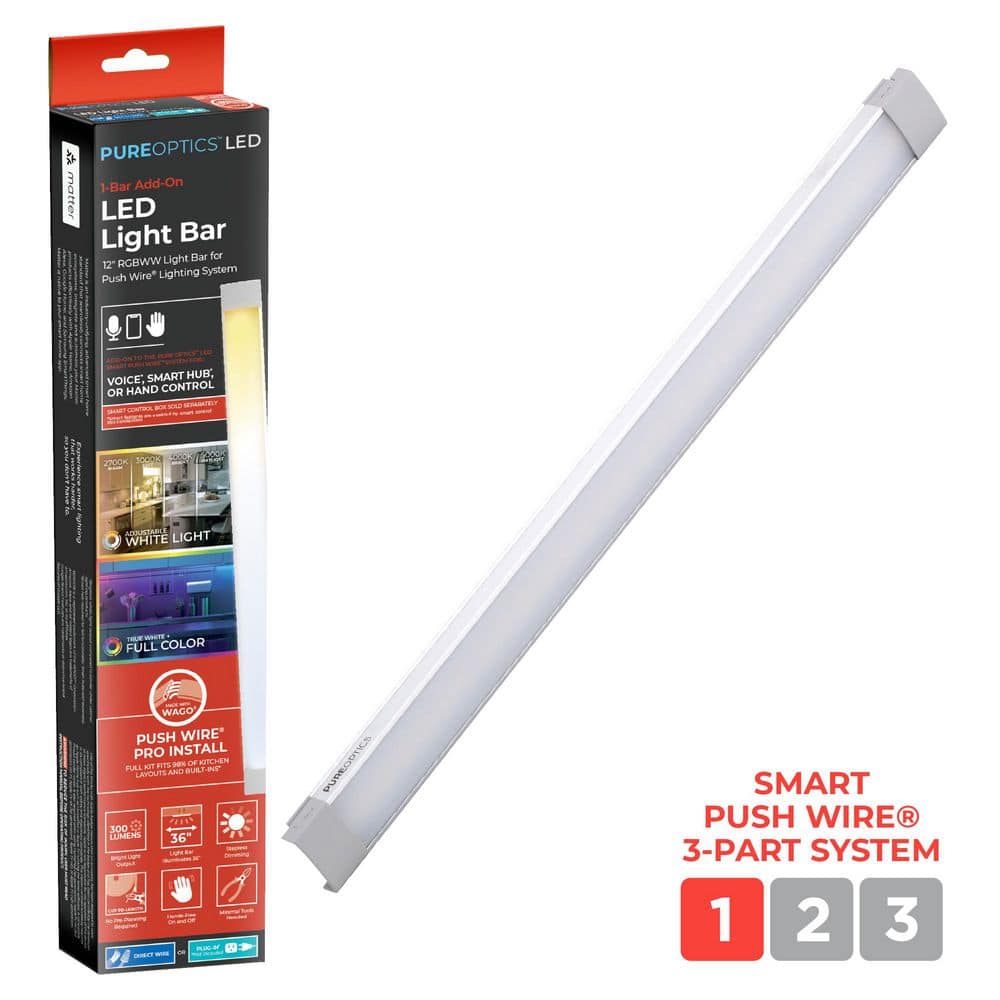 Reviews for Pure Optics Push Wire 1 in. Wide, 18 in. Bar, Plug-In or ...