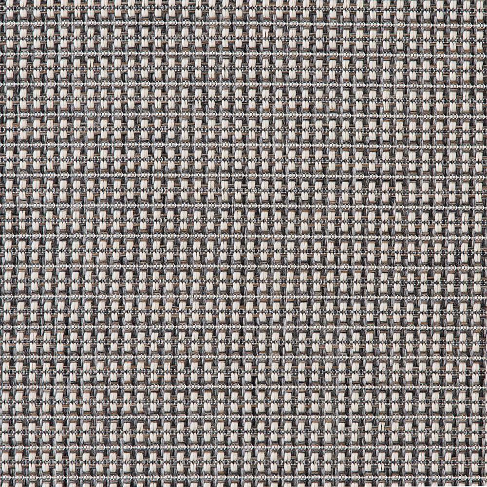 Basketweave Gray/Beige - 12 ft. Wide x Cut to Length - 16 oz. Polypropylene