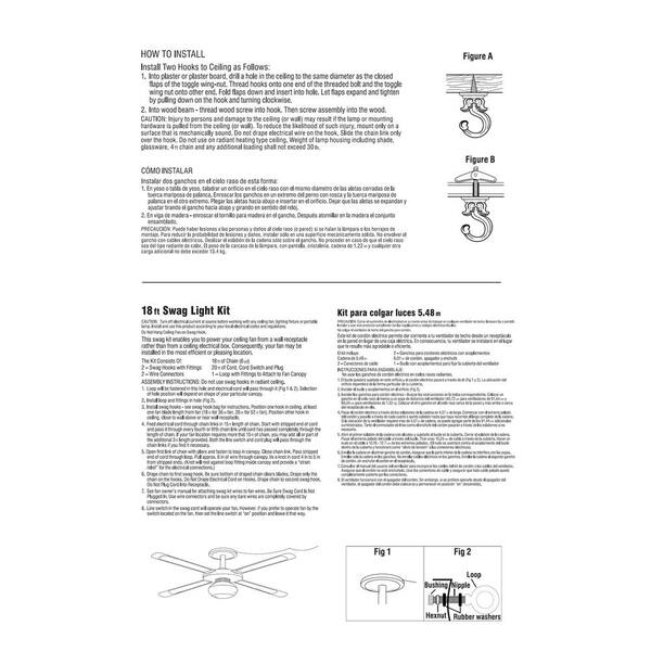 Swag Kit Ceiling Fan Installation Shelly Lighting