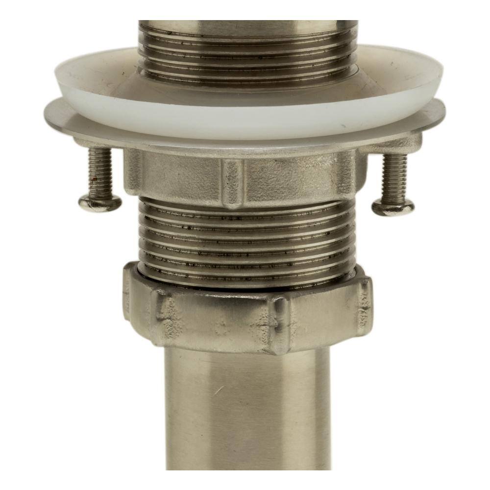 Polished Stainless Steel Mushroom Pop-Up Drain for Sink