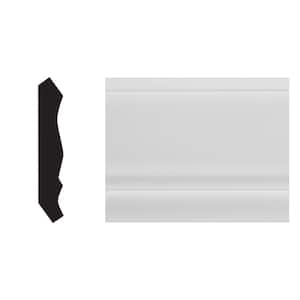2592 11/16 in. x 4-5/8 in. x 8 ft. PVC Composite White Crown Moulding