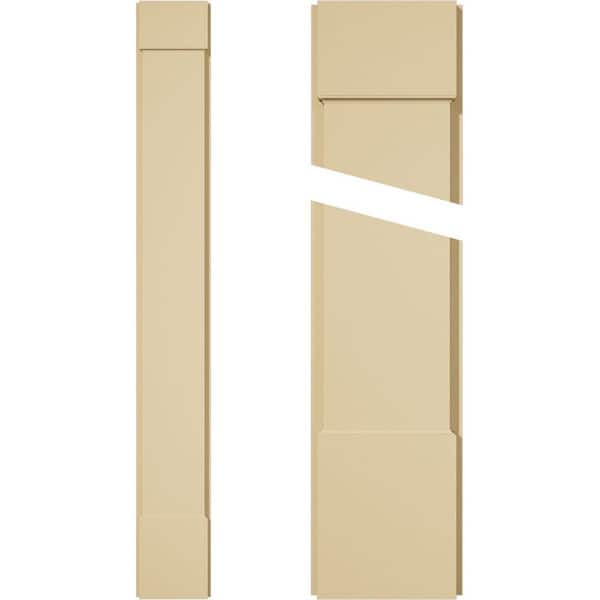 Ekena Millwork 2 in. D x 9 in. W x 72 in. L Primed Polyurethane Pilaster 1- Pack