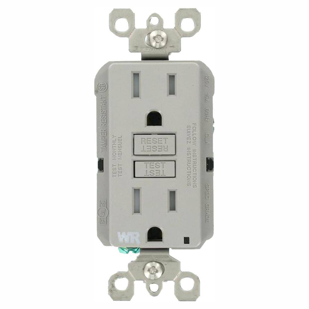 12Pack 15 AMP GFCI Receptacle Outlet Tamper Resistant WR WHITE UL Listed GFI 