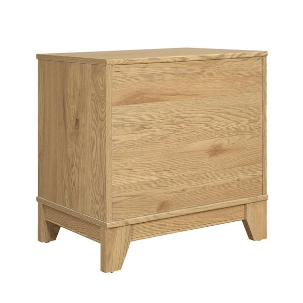 Manhattan Comfort Sheridan Modern Cane Nightstand in Nature Manhattan Comfort Sheridan Modern Cane Nightstand in Nature