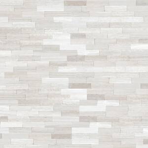 Take Home Tile Sample-Classico Oak Ledger Panel 4 in. x 4 in. Natural Marble Wall Tile