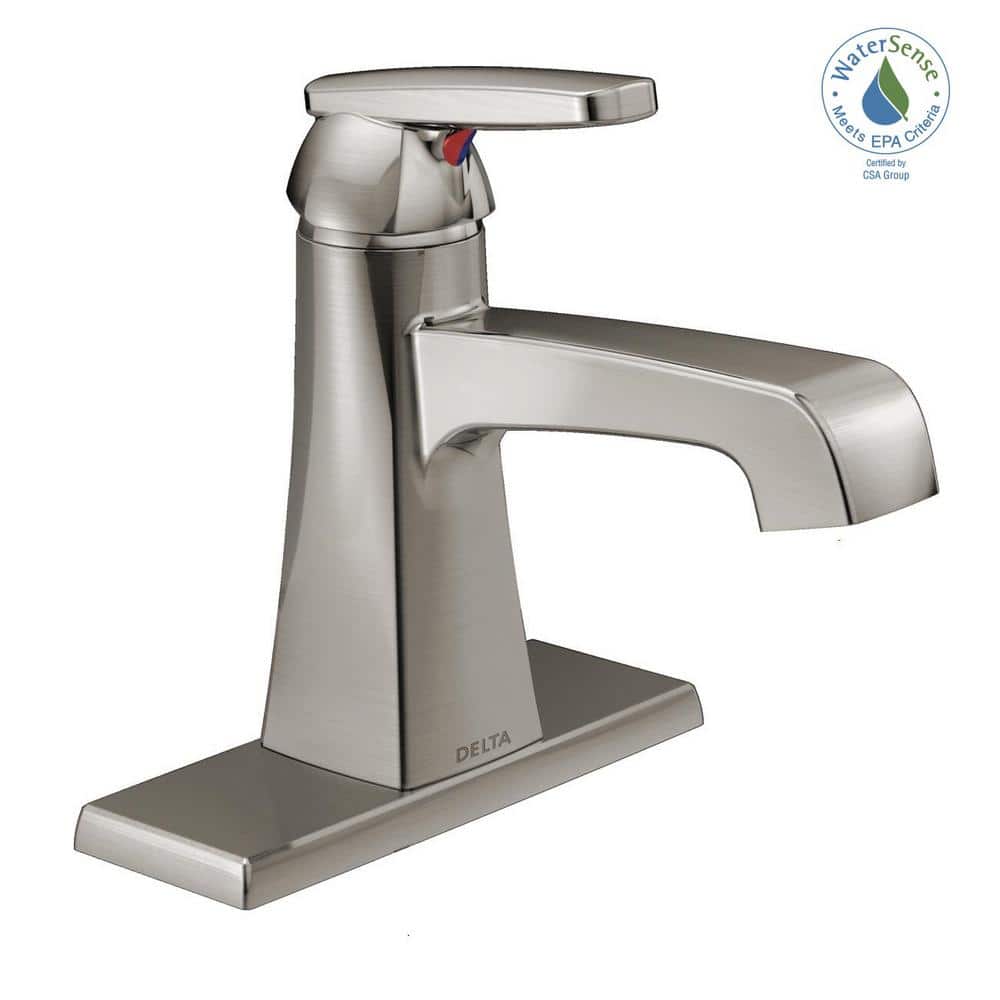 Eco-Friendly Modern Stainless Steel Single Hole Bathroom Faucet