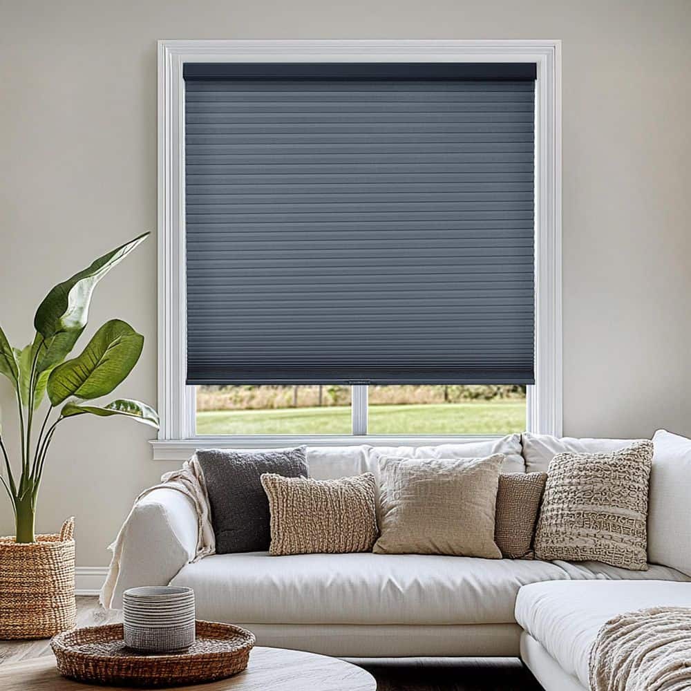 Cut-to-Size Morning Ocean Cordless Light Filtering Privacy Cellular Shades 26.5 x 64 in. L price history on PriceWatchPro