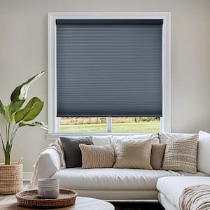 Cut-to-Size Morning Ocean Cordless Light Filtering Privacy Cellular Shades 34 x 64 in. L
