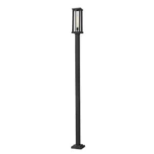 Wakefield 1-Light Black 90 In. Aluminum Hardwired Outdoor Weather ...