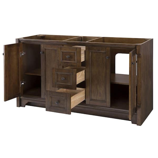 Creedmoor 60 in. W Bath Vanity Cabinet Only in Walnut Creedmoor 60 in. W Bath Vanity Cabinet Only in Walnut