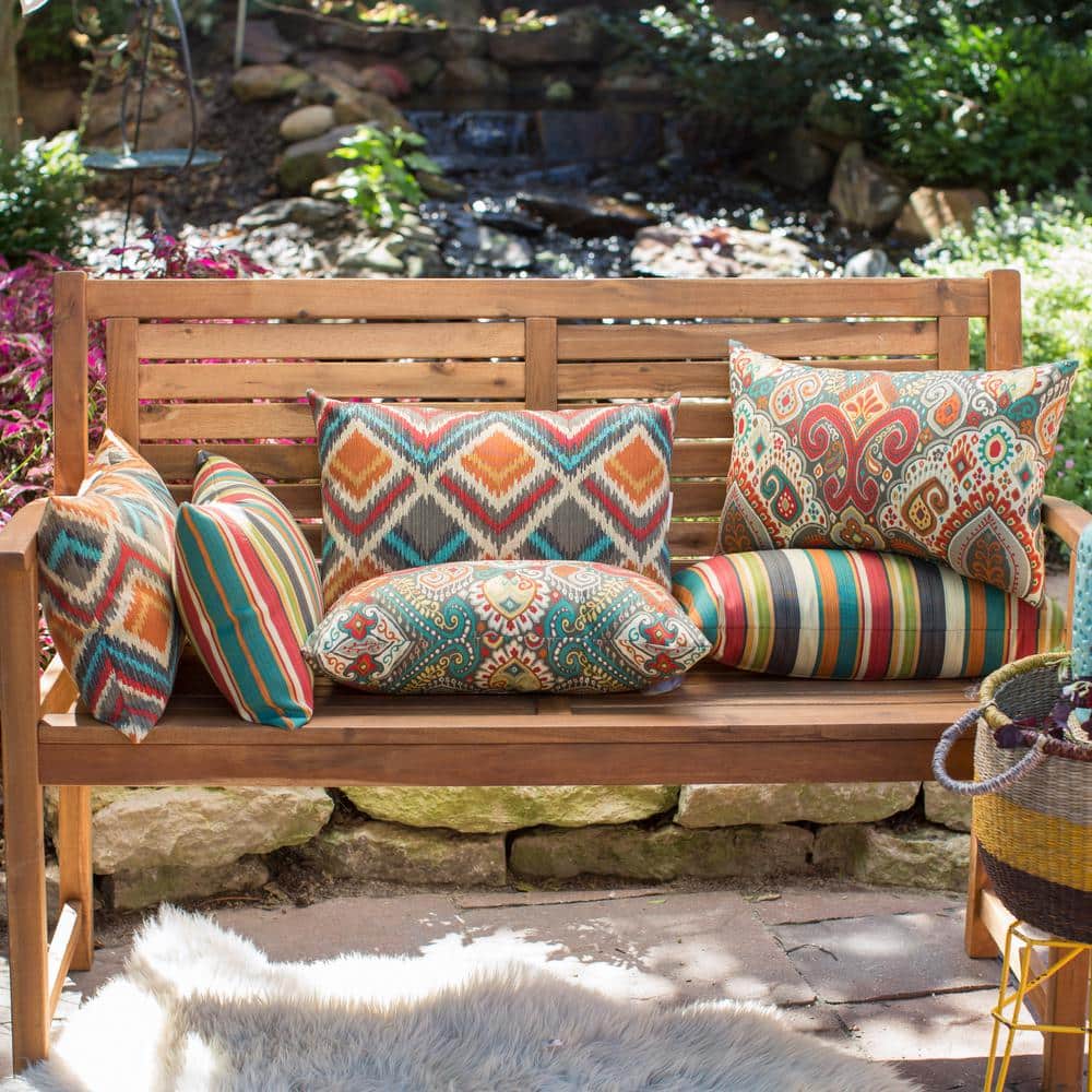 Asbury Park Weather-Resistant 19x12 Outdoor Throw Pillow Set