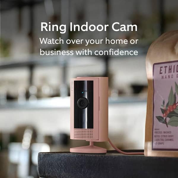 Indoor Cam (2nd Gen) - Plug-In Smart Security Wifi Video Camera, with Included Privacy Cover, Night Vision, Blush