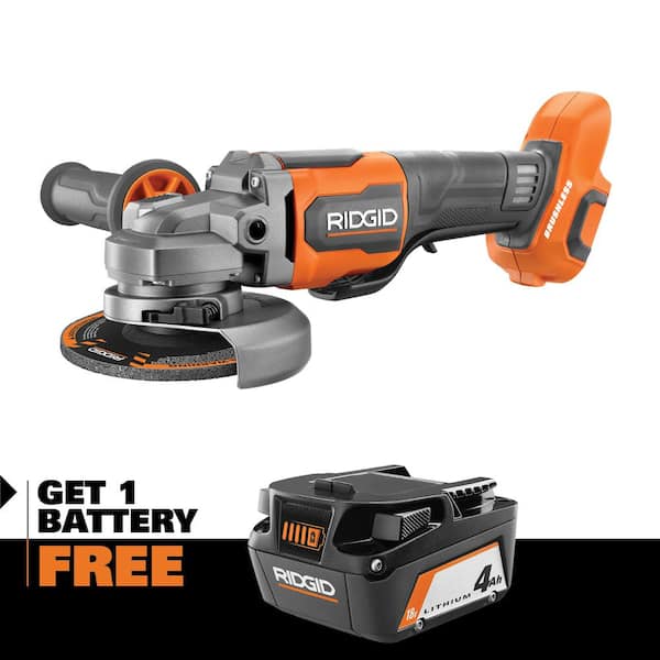 Includes: Brushless 4-1/2 in. Angle Grinder