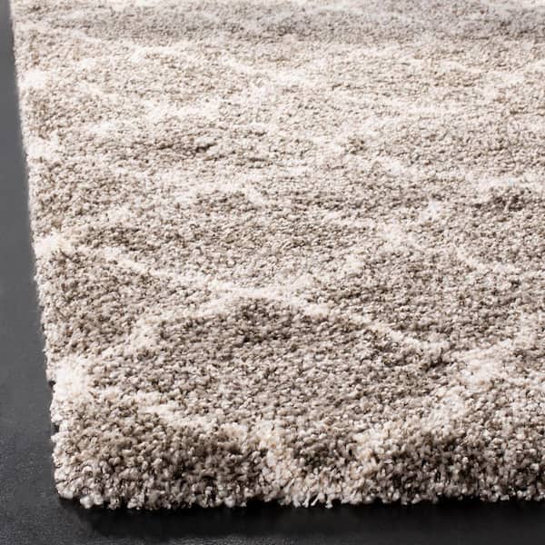 Hudson 5 ft. x 7 ft. Gray/Ivory Geometric Area Rug
