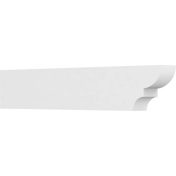 Ekena Millwork 4 in. x 8 in. x 42 in. Ridgewood PVC Rafter Tail Brace