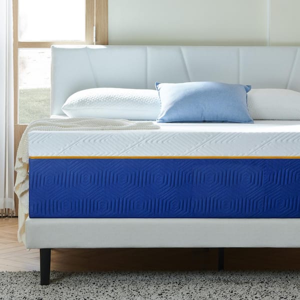 PICCHESS 12 in. Queen Medium Firm Tight Top Mattress, Cooling and Support