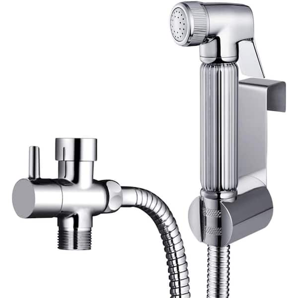Toswin Non-Electric Handheld Bidet Attachment in Stainless Steel