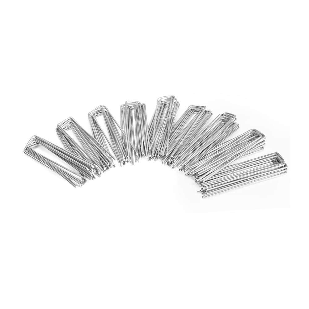 240 Pack 6 in. Landscape Staples, Garden Stakes Galvanized Tent Stakes, Landscaping Fabric Pins Yard Ground Lawn Staples price history on PriceWatchPro