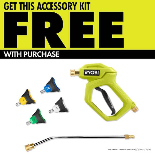 2500 PSI 1.2 GPM Cold Water Corded Electric Pressure Washer with Automotive Accessory Kit