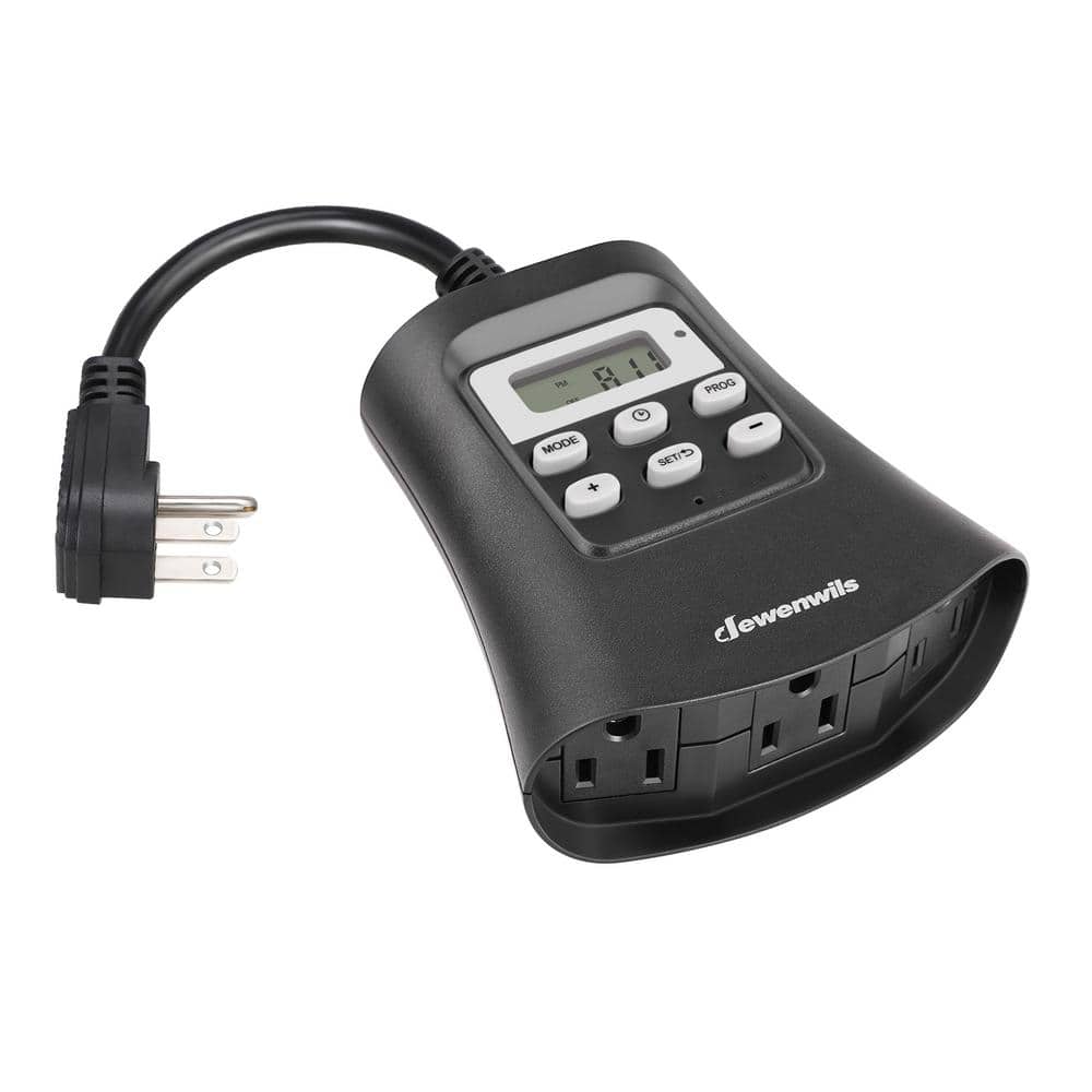 DEWENWILS 15 Amp 125Volt Outdoor Dusk to dawn Digital Timer for Lights