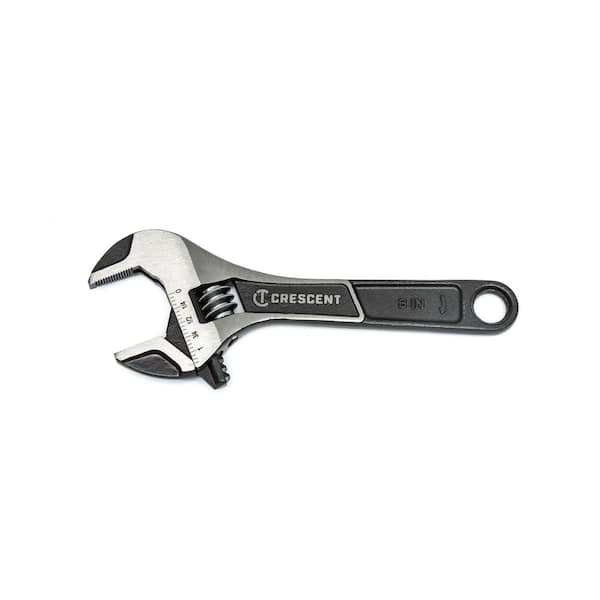 Crescent 6 in. Wide Jaw Black Oxide Adjustable Wrench