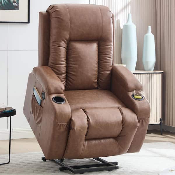 aisword Chestnut Infinite Position Breathable Leather Power