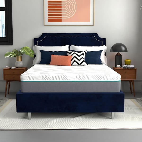 EARLY BIRD CopperCool Performance Twin Medium Gel Memory Foam 12 in. Mattress