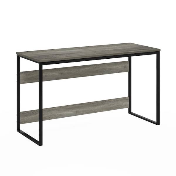 Furinno Moretti Modern Lifestyle 52 in. French Oak Grey Computer Desk