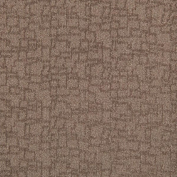 Painted Picture - Vivid-Brown 12 ft. 45 oz. Triexta PET Pattern Installed Carpet