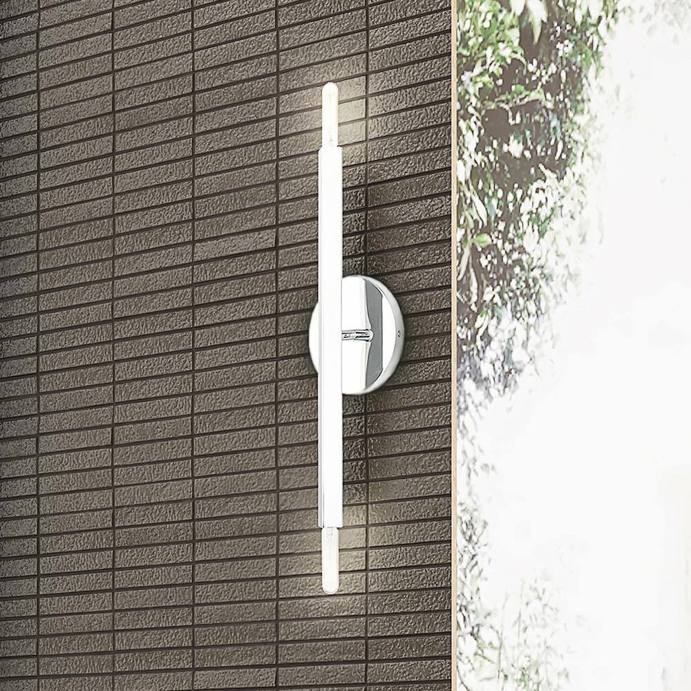 Monaco Collection Polished Chrome 2-Light ADA Compliant Sconce