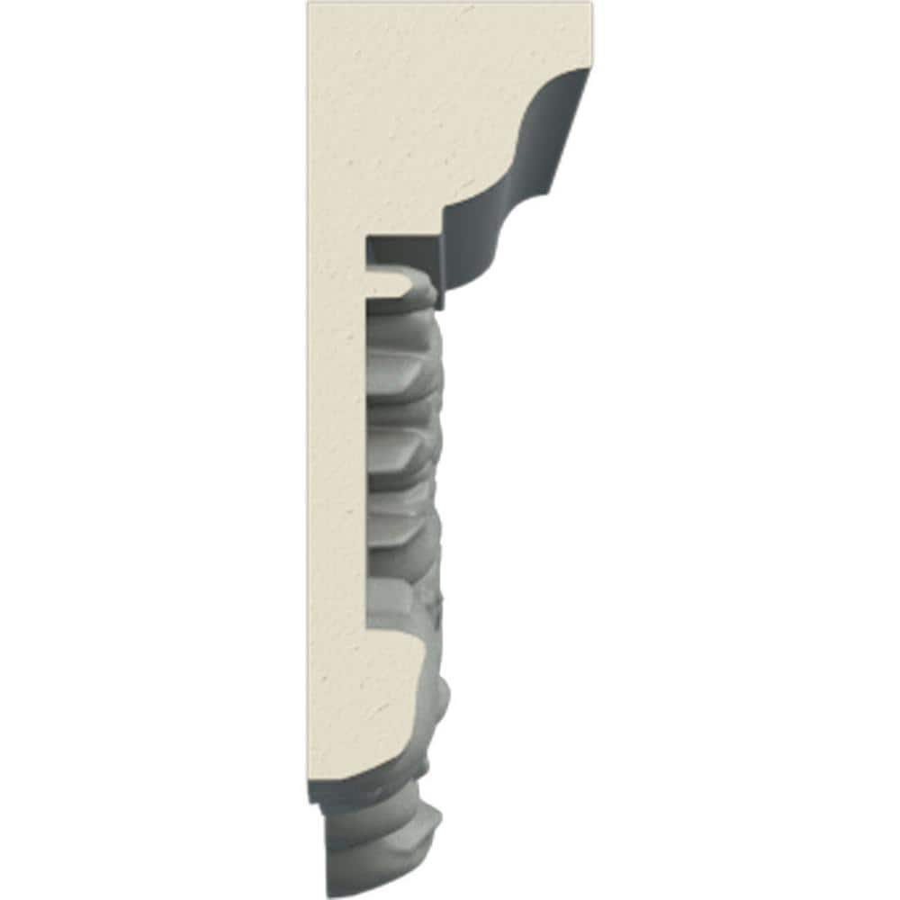 Ekena Millwork Emery 4.25'' H x 94.5'' W x 1.25'' D Urethane Chair Rail
